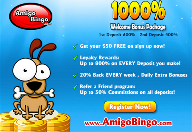 Amigo bingo no deposit bonus codes 2019