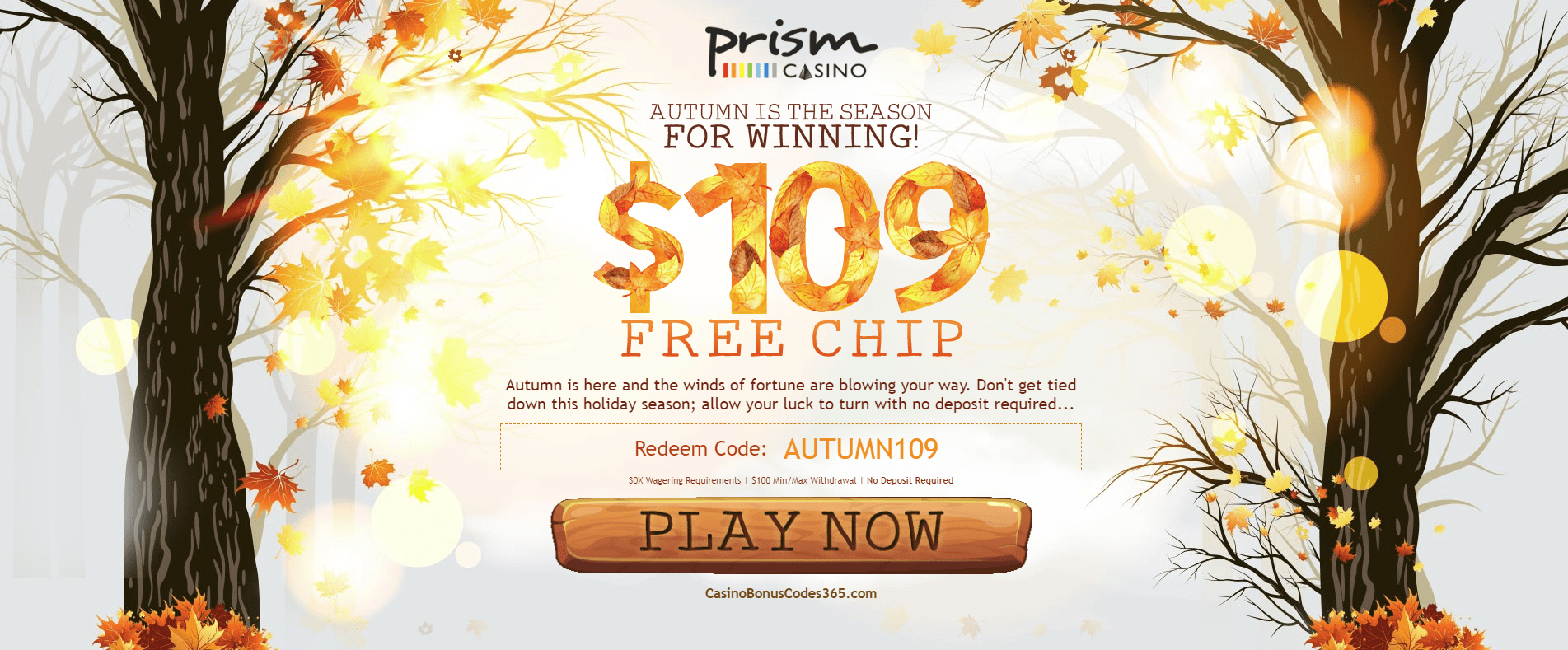 Prism casino no deposit bonus